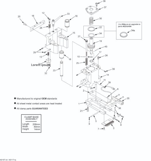 Replacement Parts For A0107-INT